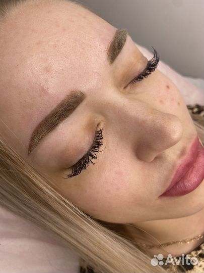 Перманентный макияж бровей, губы, межресничка