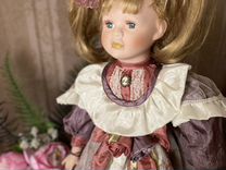Кукла фарфоровая коллекционная Германия 55 см