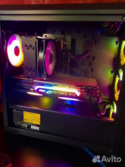 Игровой пк Rtx 2070 super i3 12100f
