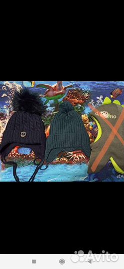 Шапка для мальчика зимняя