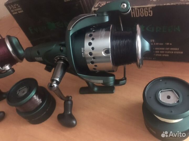 Катушки mikado ever green HD 865