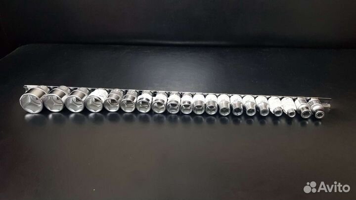 Головки шестигранные короткие Force. Все размеры