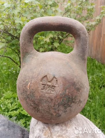 Гиря 24 кг СССР мзив купить в Москве | Хобби и отдых | Авито