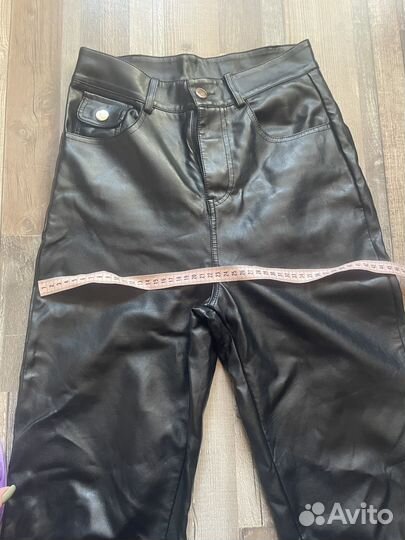 Брюки кожаные эко