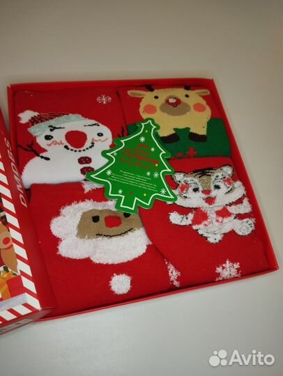 Комплект новогодних нос очков 36-41