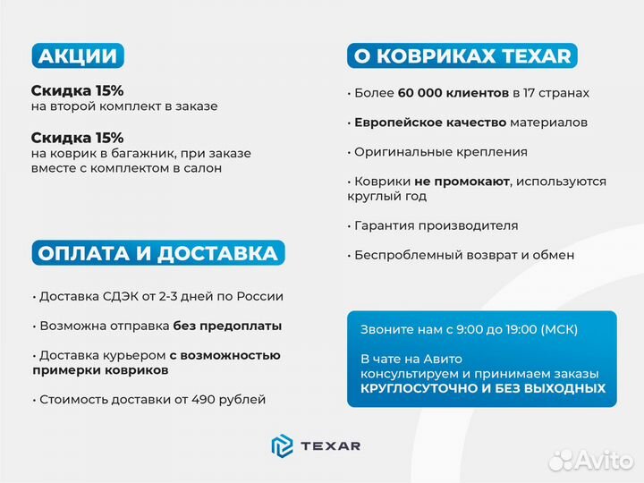 Коврики для Volvo S60 I ворсовые