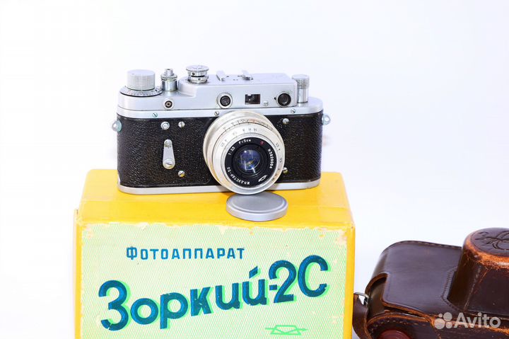 Зоркий 2С Дальномерный пленочный фотоаппарат СССР