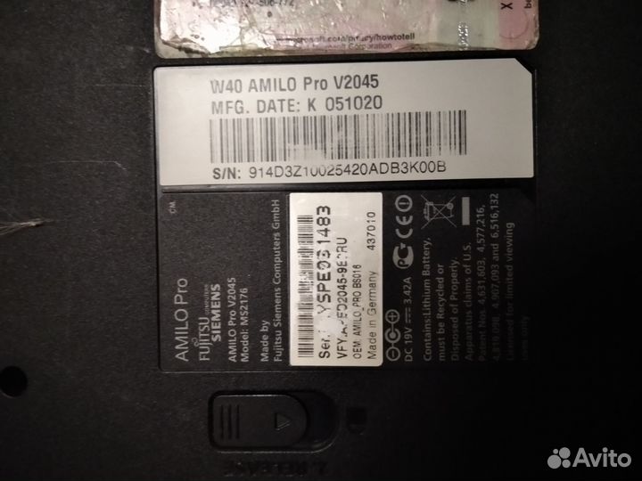 Fujitsu Siemens V2045