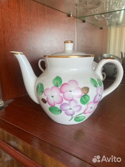 Сервиз чайный Кузяевский фарфоровый СССР