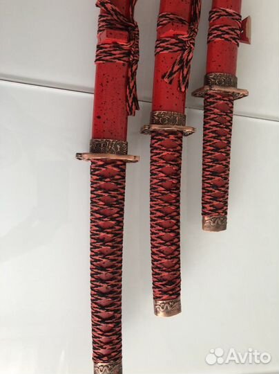 Набор самурайский ножей (сувенир), без подставки