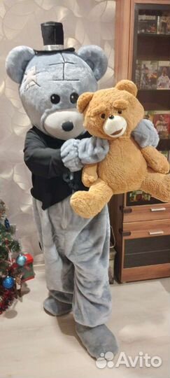 Ростовая кукла Мишка Тедди поздравления