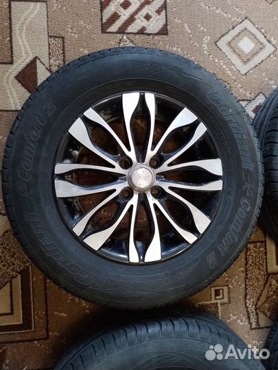 Колеса в сборе r14 летние на Renault Logan I