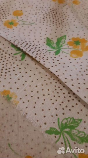 Ткань/отрез/пеленки ситец СССР