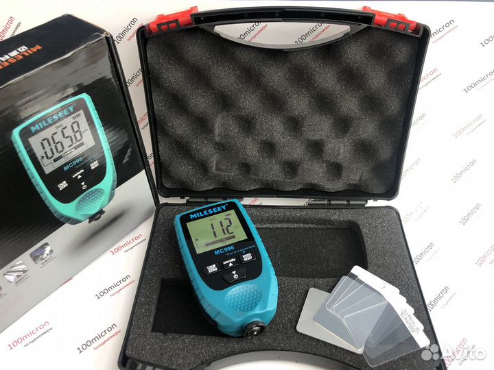 Новый толщиномер Mileseey MC996 в кейсе
