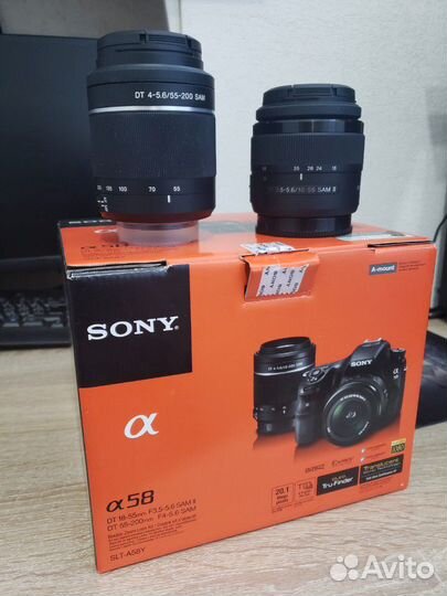 Sony alpha 58 обьективы