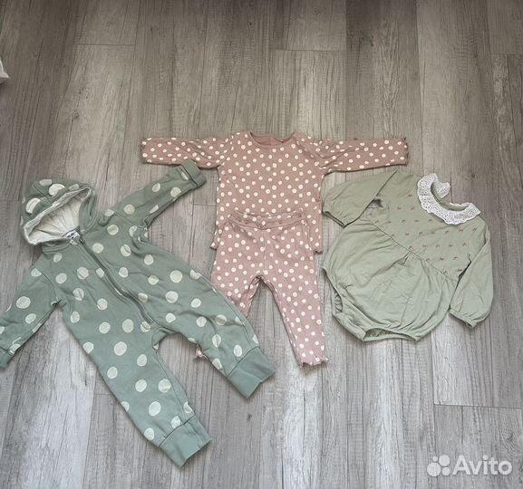 Одежда пакетом для девочки 80