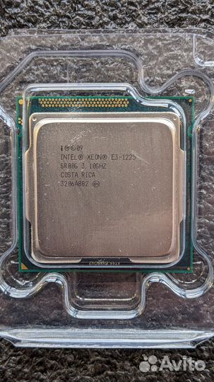 Процессор CPU Intel Xeon E3 1225 Socket LGA1155