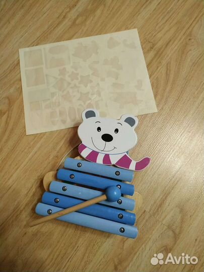 Ксилофон детский деревянный
