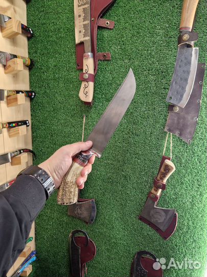 Нож, топорик, узбекский пчак, ручная работа