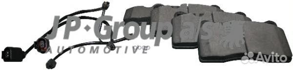 Колодки тормозные volkswagen touareg 02- передн