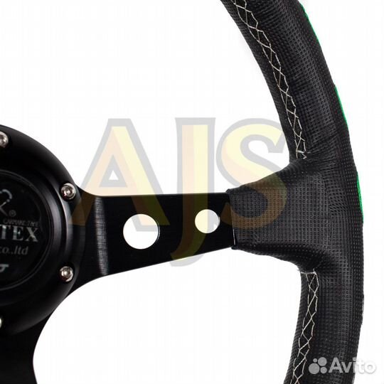 Руль спортивный Vertex 1996 экокожа тисненая