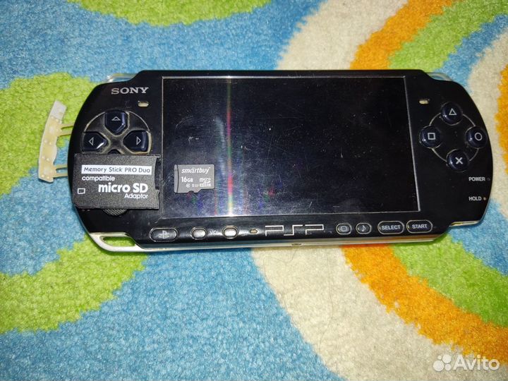 PSP 3008 прошитая 16gb 30+ игр +диски