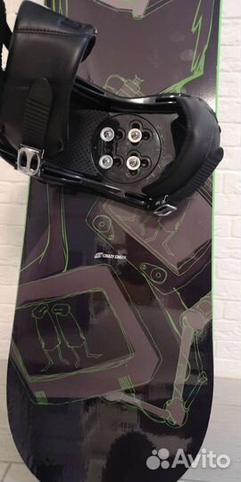 Сноуборд Crazy Creek 165 с креплениями Burton