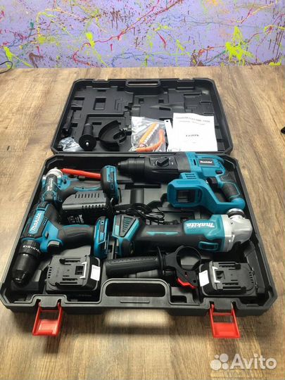 Аккумуляторный набор makita 4 в 1