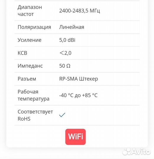 Антенны для мобильной связи и WiFi