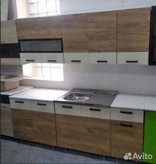 Кухня рио 2,0 крафт-беж