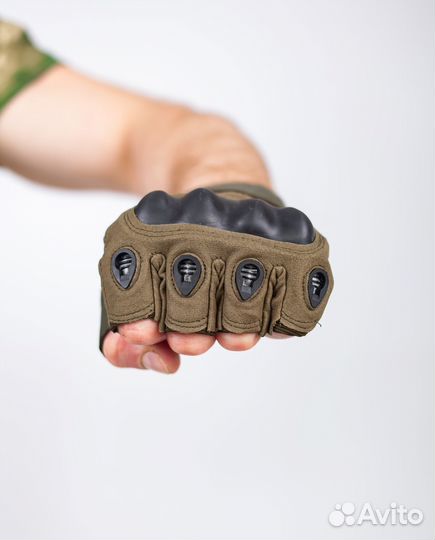 Тактические перчатки без пальцев Oakley