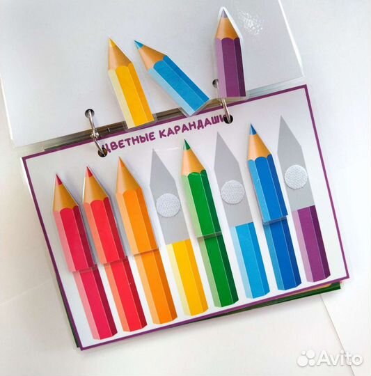 Развивающая игра для детей на липучках умные лип