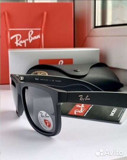 Очки ray ban justin polaroid полароид