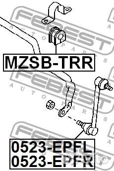 Втулка заднего стабилизатора d16.3