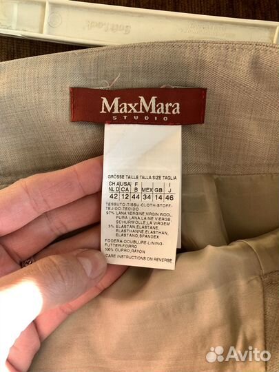 Max mara костюм женский с юбкой 48