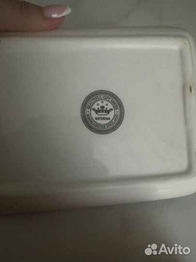 Масленка фарфор