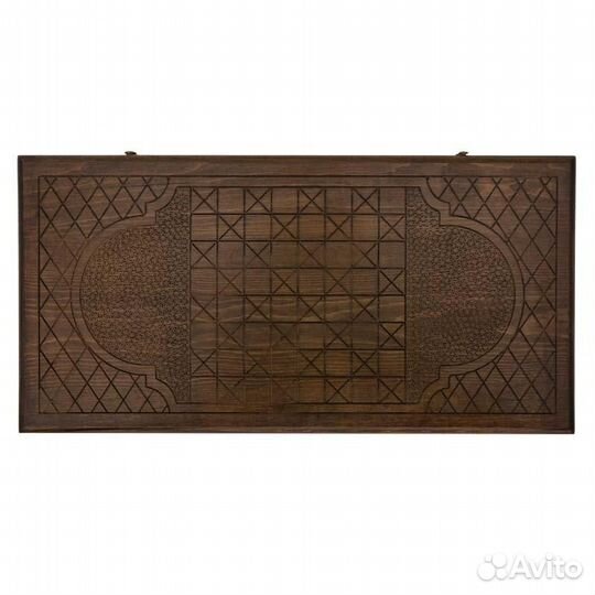 Нарды и шашки резные Полёт горного орла 62 х 64 см бук Армения 62595