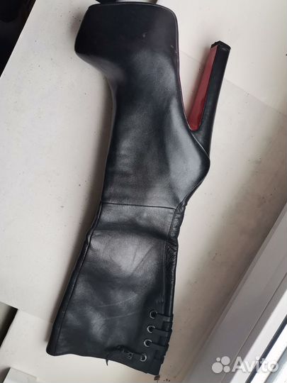 Сапоги женские натуральная кожа 37