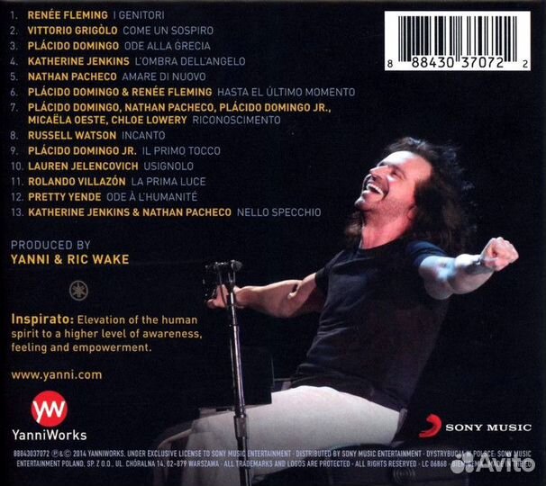 Yanni / Inspirato (Digipack Edition)(CD)