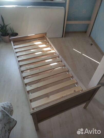 Кровать детская IKEA 162x70 с матрасом