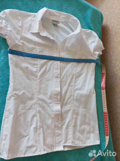 Блузка белая рост 140
