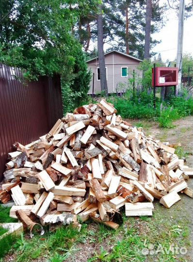 Дрова Береза навалом сухие в Выборге любого объема