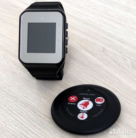 Кнопка вызова персонала и часы в ассортименте