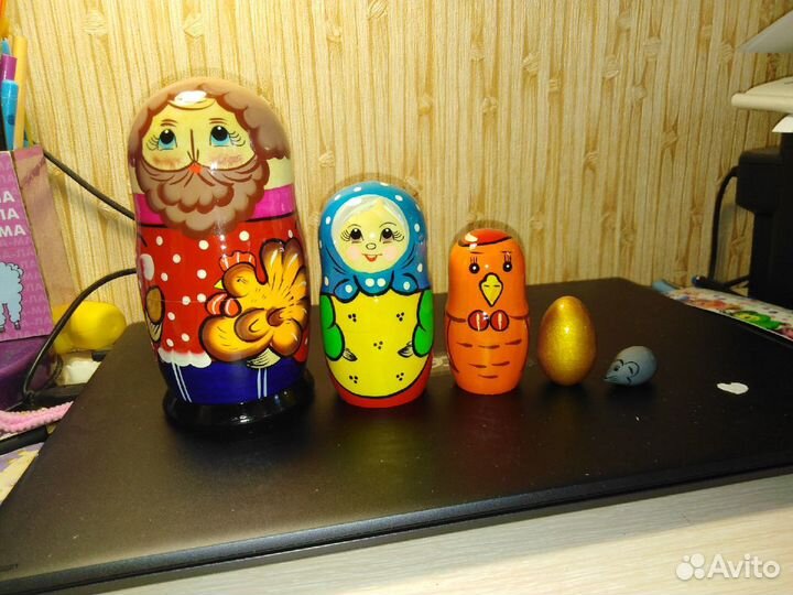 Матрешка сказка - Курочка ряба