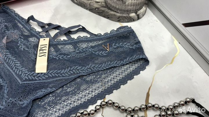 Victoria secret трусы новые кружево 42-44