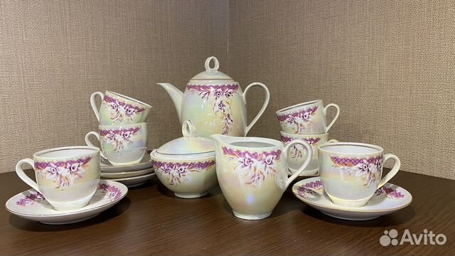 Сервиз кофейный Кольдиц гдр, фарфор