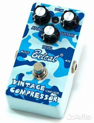 Педаль гитарная с эффектом vintage compressor