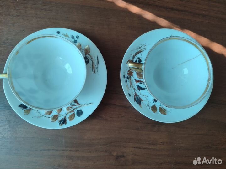 Кофейные пары Фарфор фабрики Кузнецова