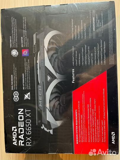 Видеокарта RX 6650XT