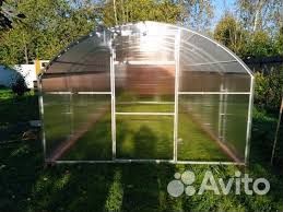 Теплица прямостенная из поликарбоната